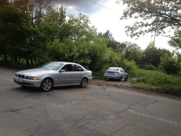 Всегда помогайте на дороге! — BMW 5 series (E39), 2,5 л, 1999 года ...