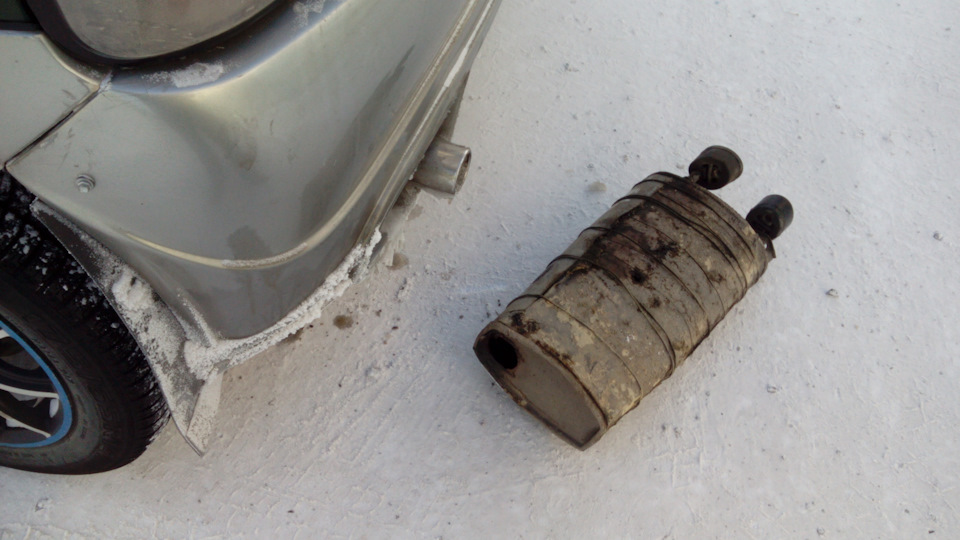 Оторвался глушитель — Opel Vita B, 1,4 л, 1997 года | поломка | DRIVE2