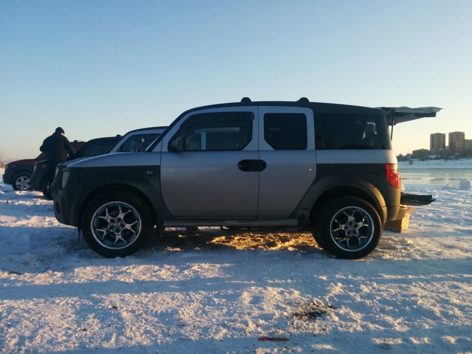 А кто то уже меряет летние колеса :))) — Honda Element