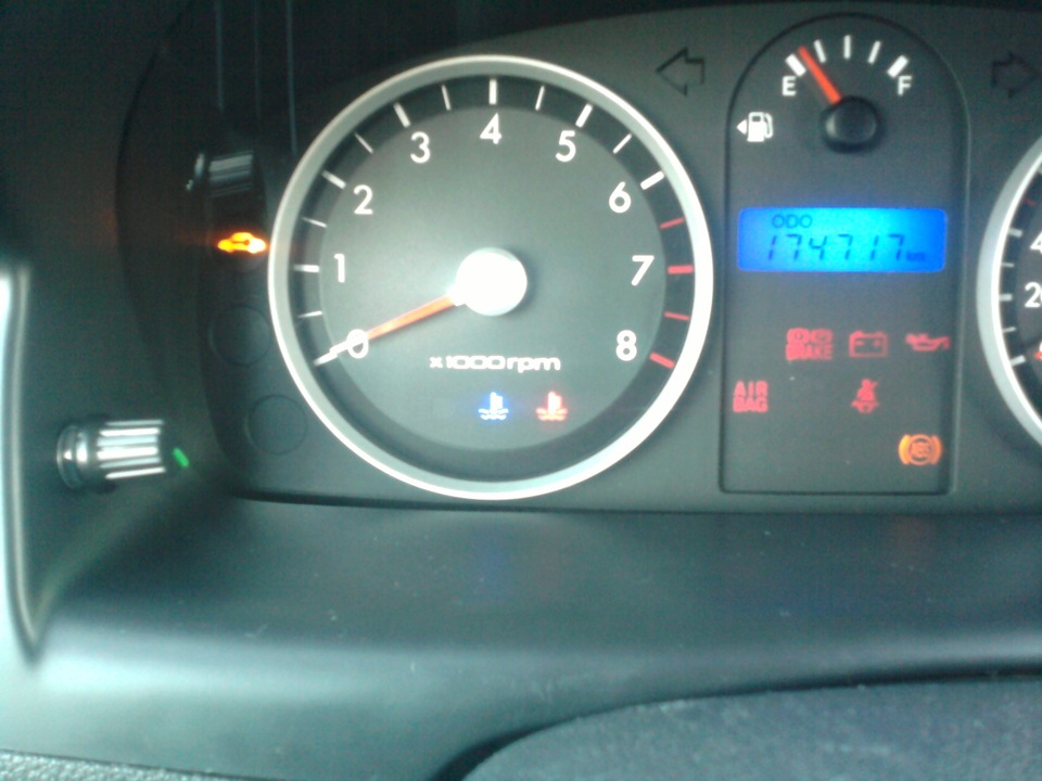 датчик (светодиод) холодного двигателя — Hyundai Getz, 1,4 л, 2007 года ...