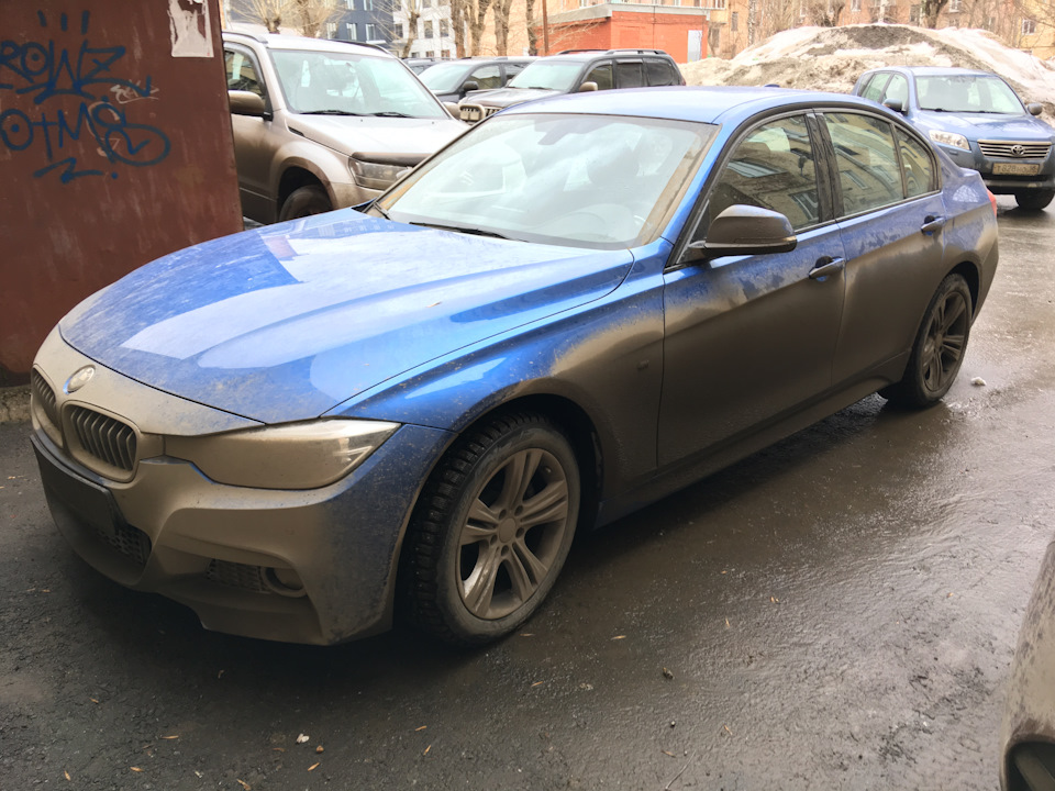 В Ижевск пришла весна… — BMW 3 series (F30), 2 л, 2017 года | мойка ...