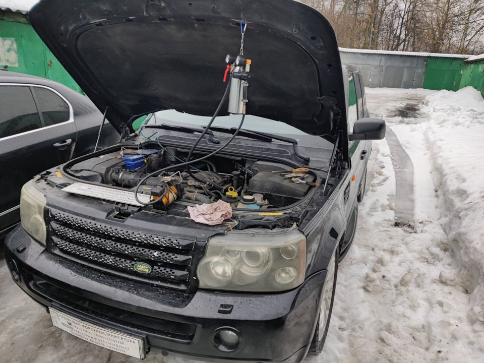 Land Rover Discovery промывка форсунок без снятия с двигателя ...