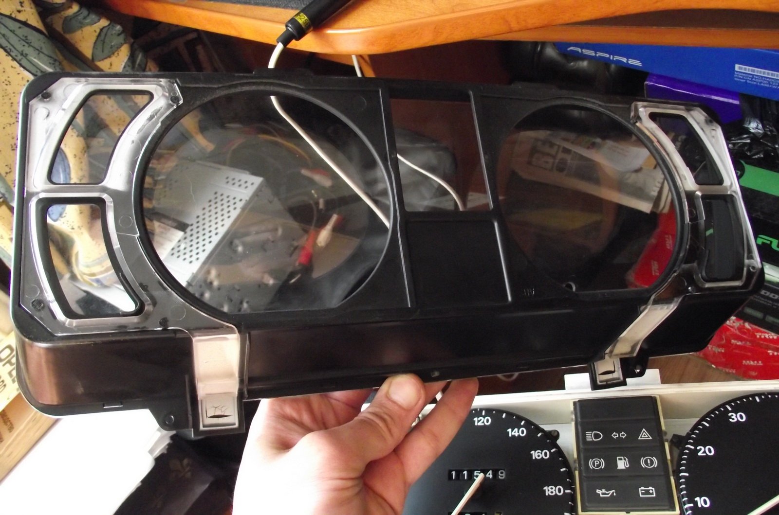 накладка со стеклом — Opel Rekord E