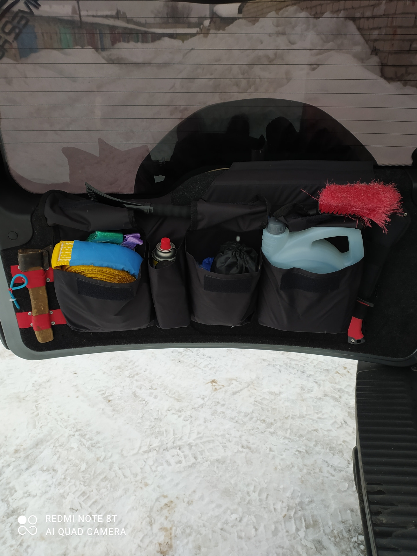 Органайзер на дверь багажника. — Chevrolet Niva (1G), 1,7 л, 2012 года ...