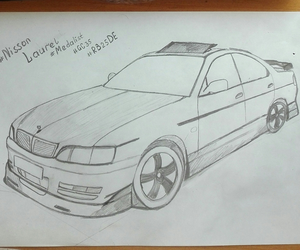 Nissan laurel c33 рисунок