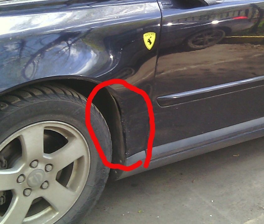 Устранение вмятины — Volvo S40 (2G), 1,6 л, 2007 года | своими руками ...
