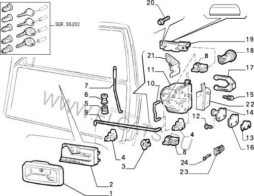 Лечим дверь. - FIAT Stilo, 1,9 л, 2002 года своими руками DRIVE2