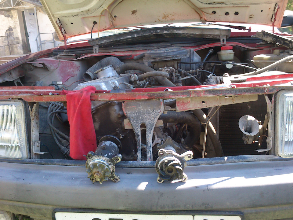 Радость то какая — запуск! — Москвич 2141, 1,7 л, 1994 года | своими ...