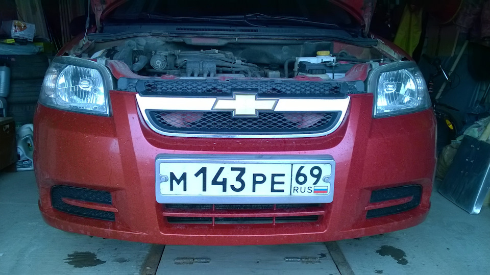 установка ПТФ авео т250 — DRIVE2