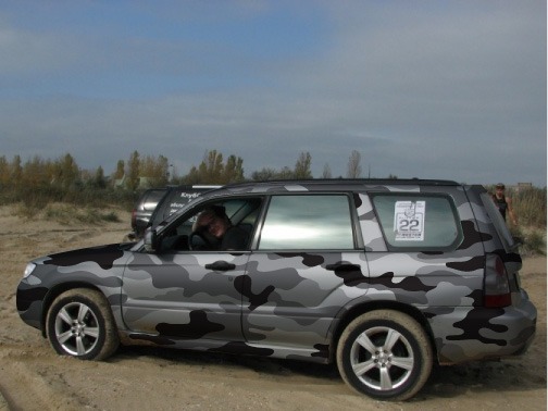 Subaru Legacy камуфляж