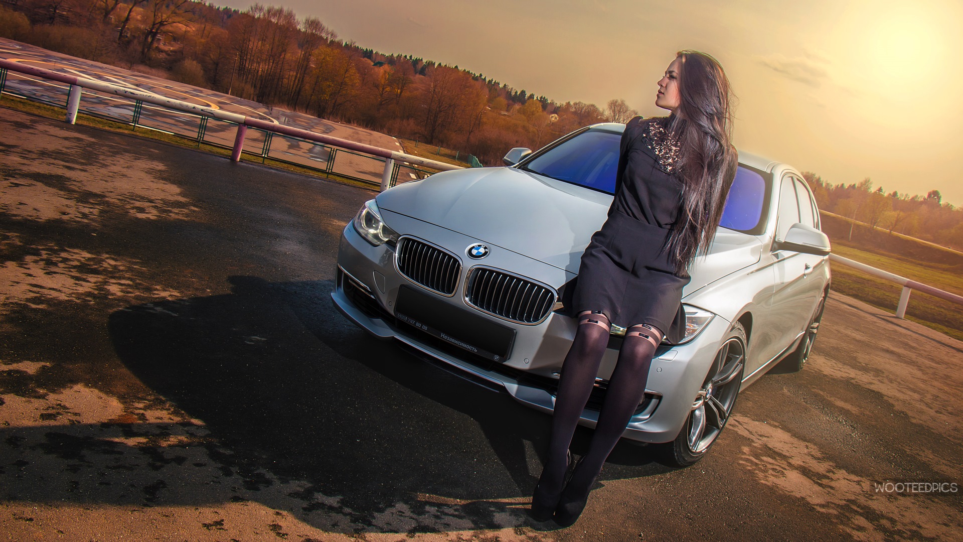 BMW f30 girl