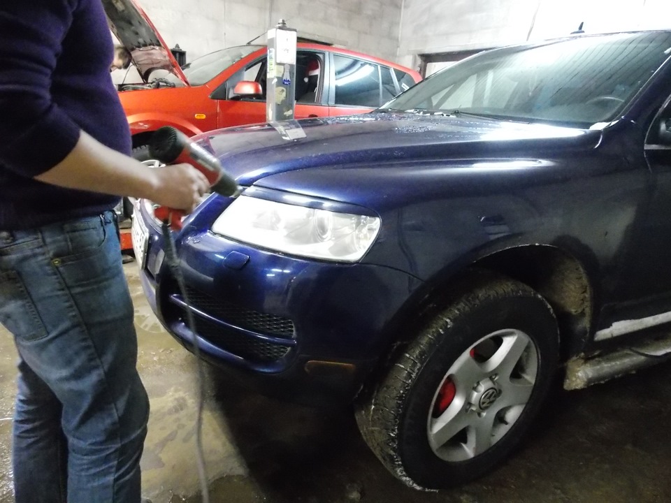 Борьба за свет на Туареге. Полировка и бронирование фар! — Volkswagen ...