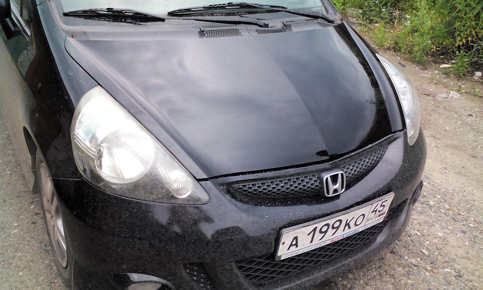 покраска капота Honda jaz — DRIVE2