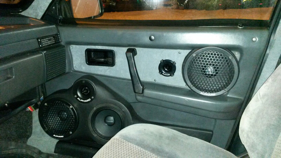 Автозвук ч3 фронт продолжение Deaf Bounce M60neo alphard dt 102 или ...