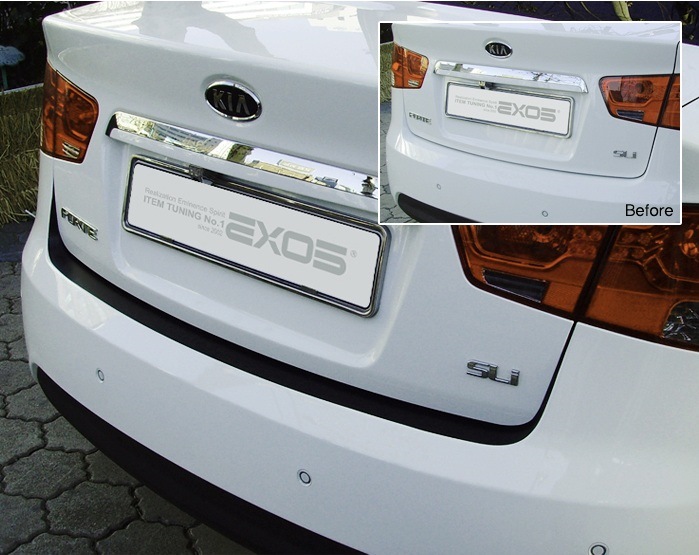 Накладка на бампер — KIA Cerato (2G), 1,6 л, 2010 года | стайлинг | DRIVE2