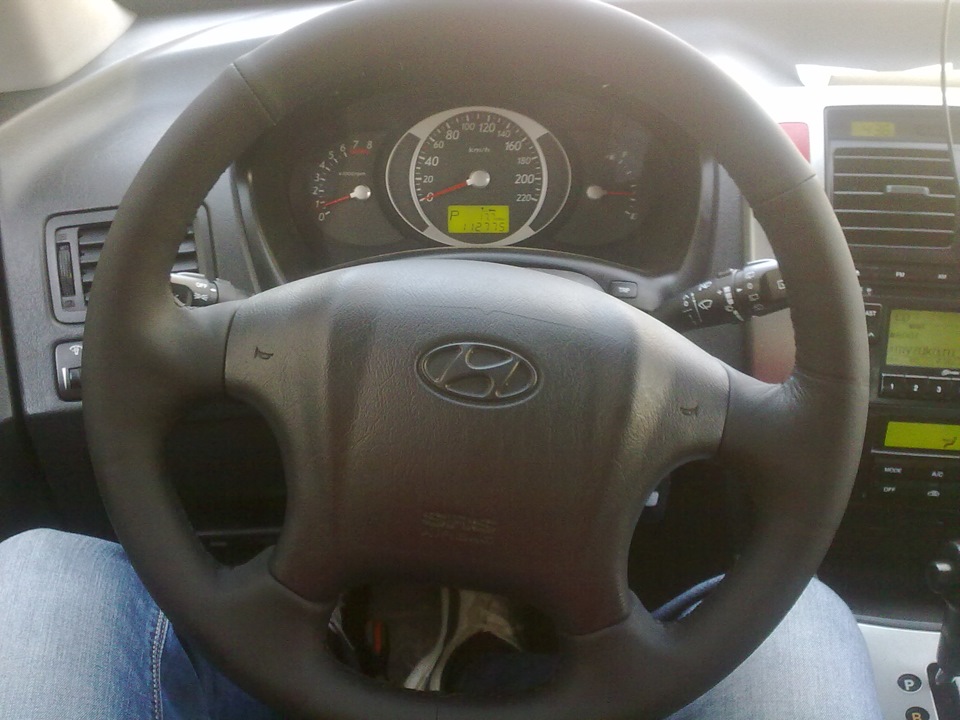Как снять руль хендай туксон Обшил руль кожей - Hyundai Tucson (JM), 2 л, 2008 года аксессуары DRIVE2