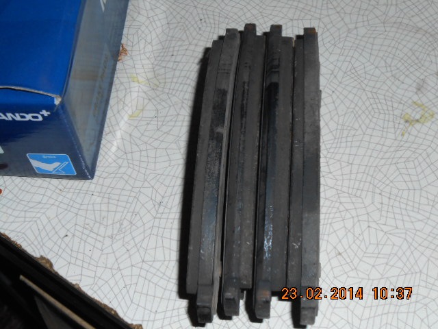 Тормозные колодки — Chevrolet Cruze (1G), 1,8 л, 2011 года | своими ...