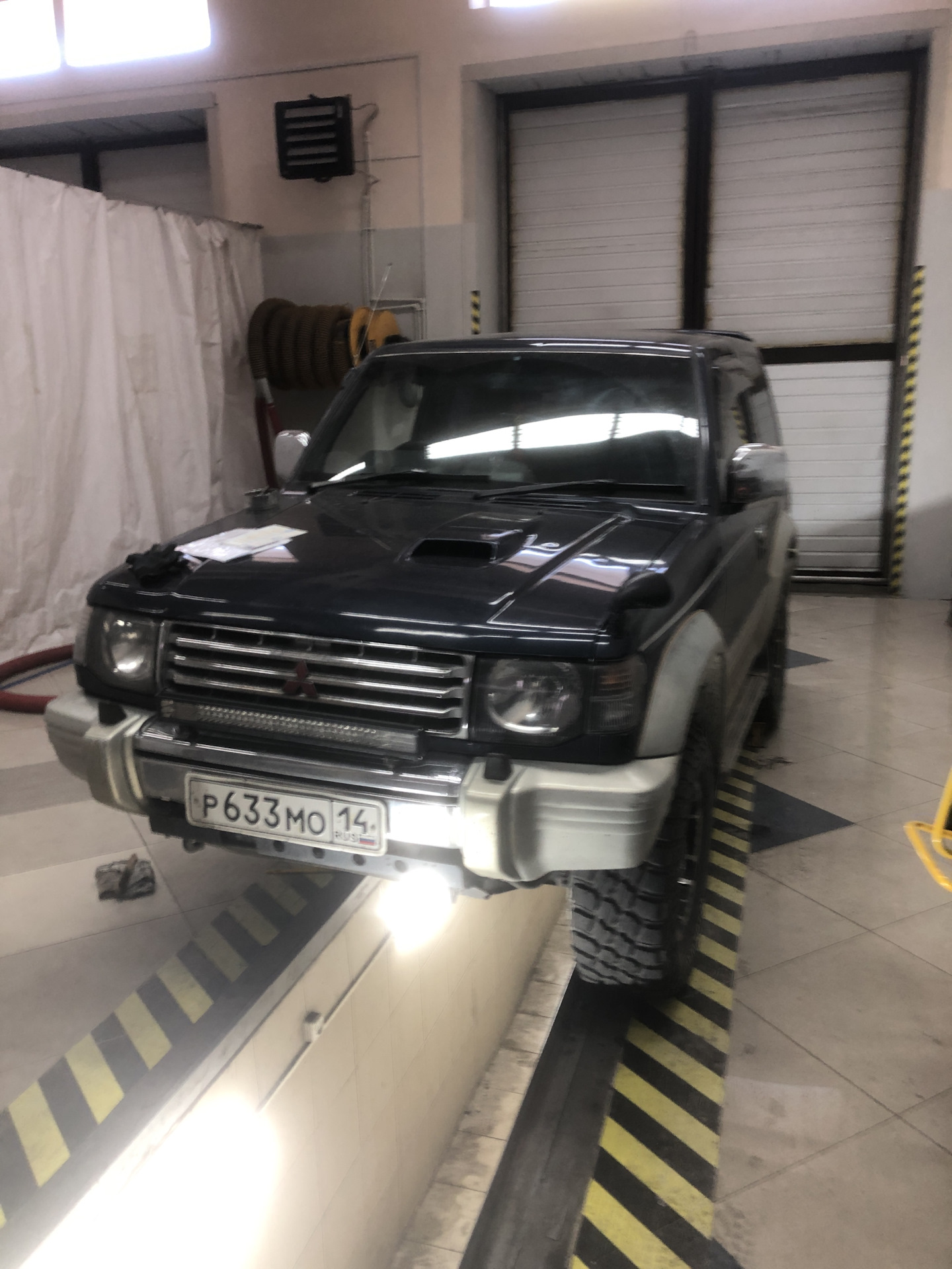 Дополнительная маркировка номера рамы. — Mitsubishi Pajero (2G), 2,8 л,  1993 года | визит на сервис | DRIVE2