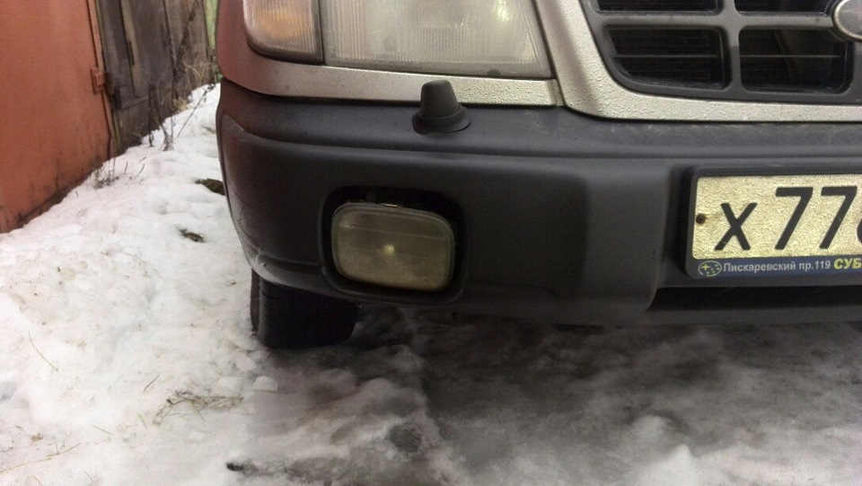 Решил я как-то поменять лампочку в противотуманке — Subaru Forester (SF ...