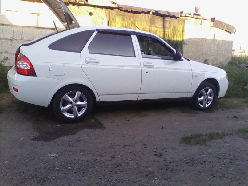 ГРЫЖА и ПОГНУТЫЙ ДИСК — Lada Приора хэтчбек, 1,6 л, 2012 года | шины ...