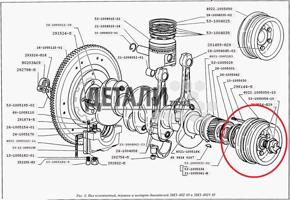 Шкив коленвала газель 4216 неисправности