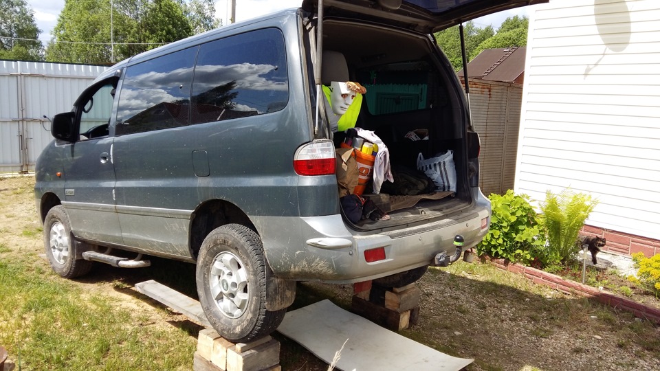 Подвесной подшипник от газели — Hyundai H-1 (1G), 2,5 л, 2006 года ...