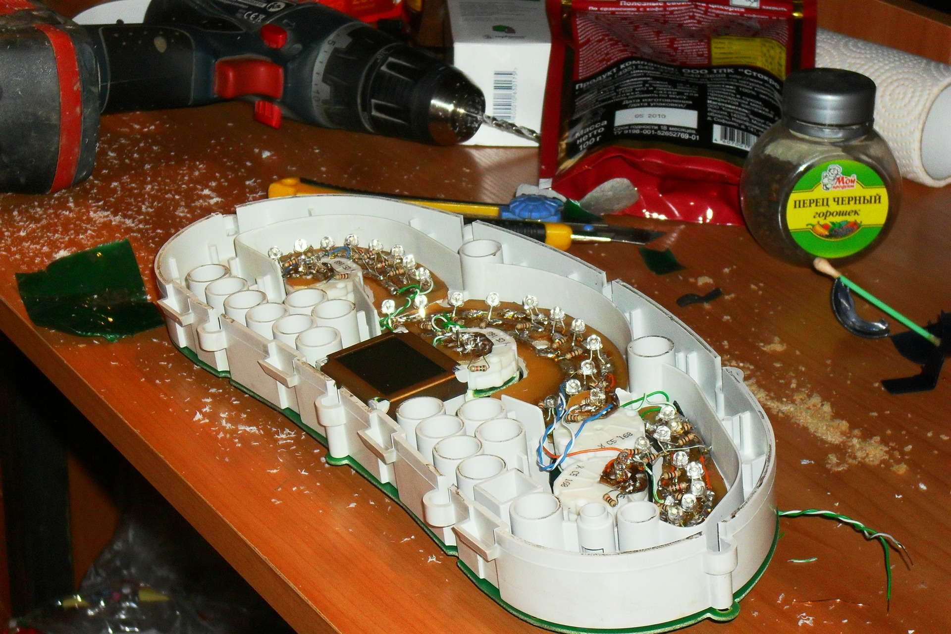 LED в приборку от калины на 2112 — Lada 2109, 1,5 л, 1998 года | тюнинг ...