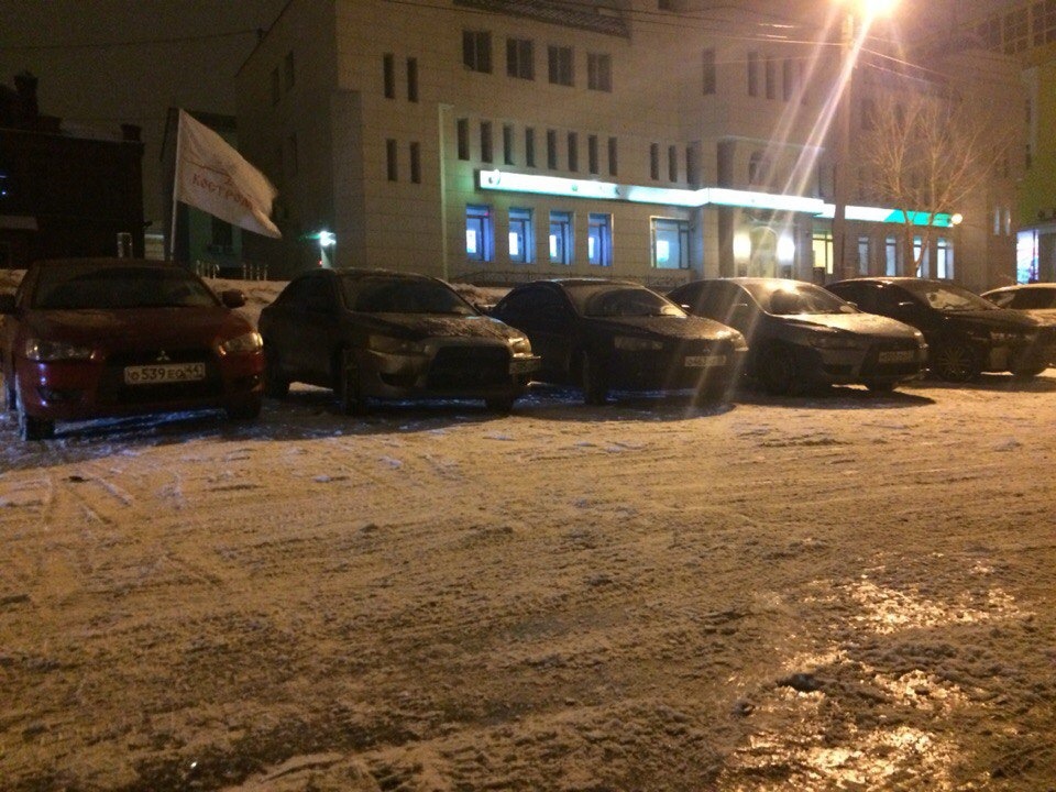 Встреча ЛАНСЕР Х ИВАНОВО и ЛАНСЕР Х КОСТРОМА 12.12.2015. — DRIVE2