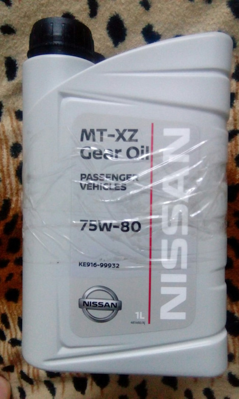 KE91699932 Nissan Gear Oil MTZX GL-5 75w80 (1 л.) NISSAN INFINITI ...