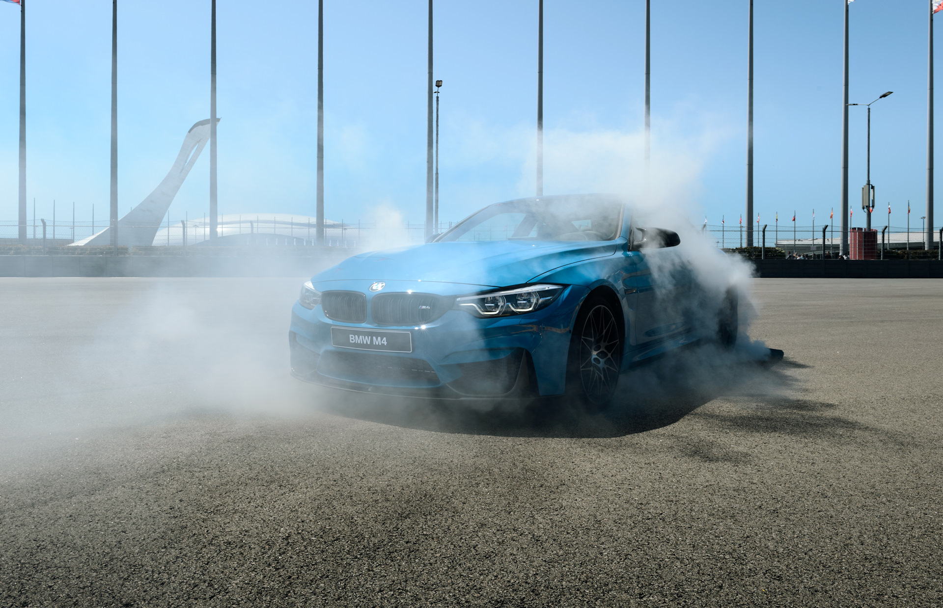 BMW m4 Burnout