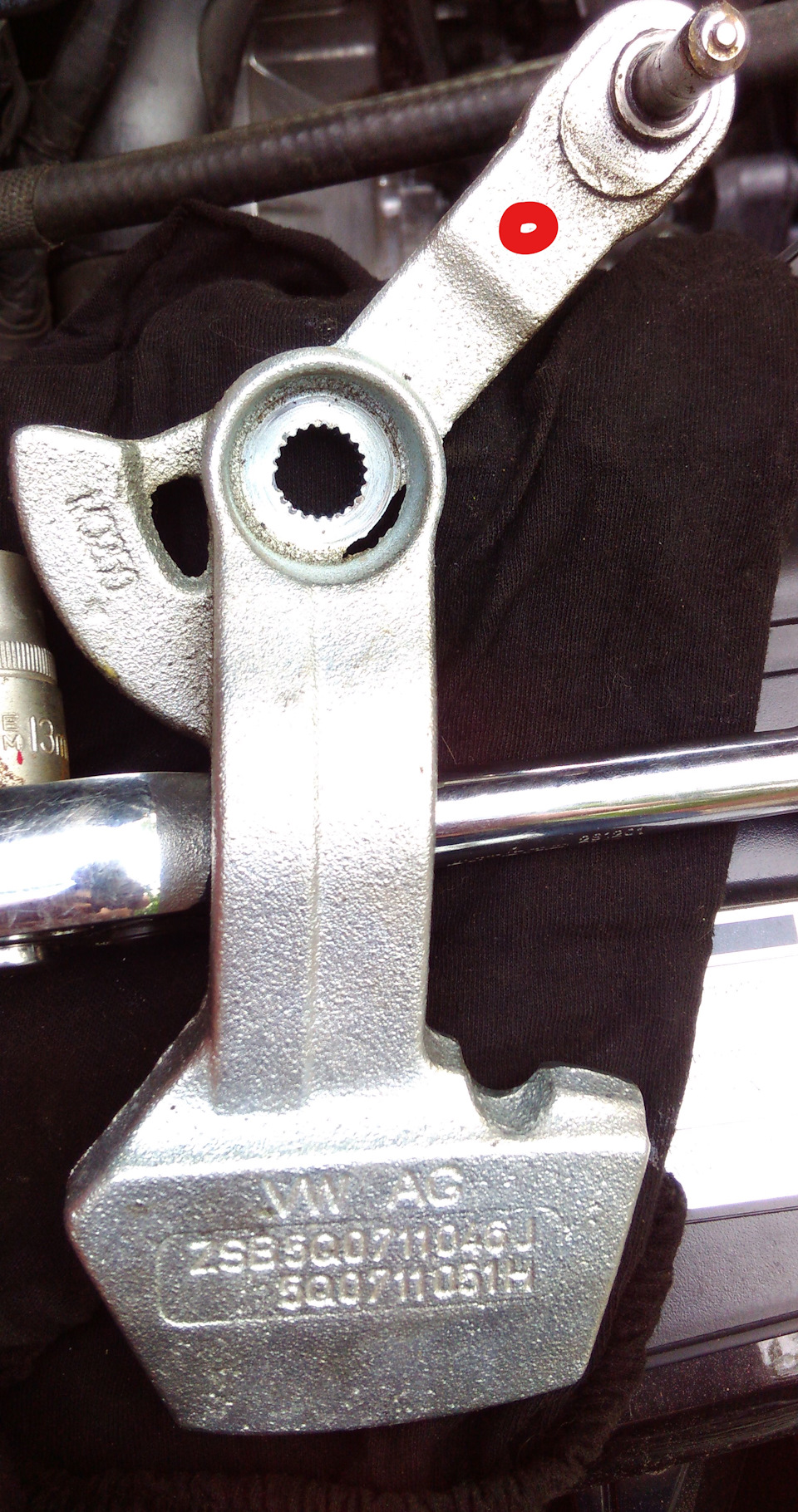 Установка короткоходной кулисы(custom) — Skoda Octavia A7 Mk3, 1,8 л ...