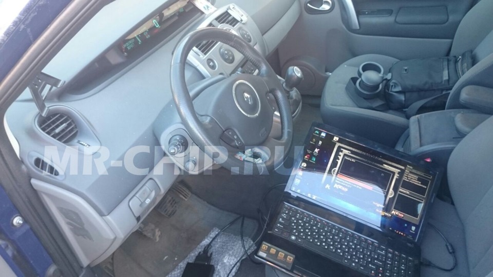 Renault Scenic программное отключение и физическое удаление сажевого ...