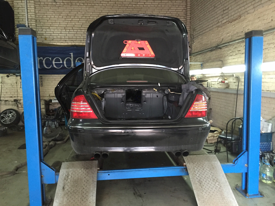Второй визит в сервис) диагностика — Mercedes-Benz S-class (W220), 5 л ...