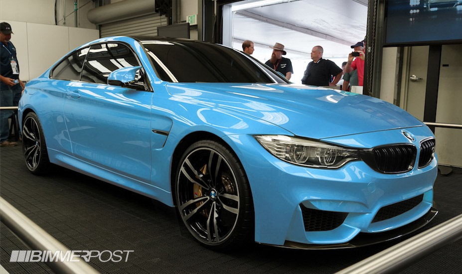 BMW m4 Laguna Seca Blue