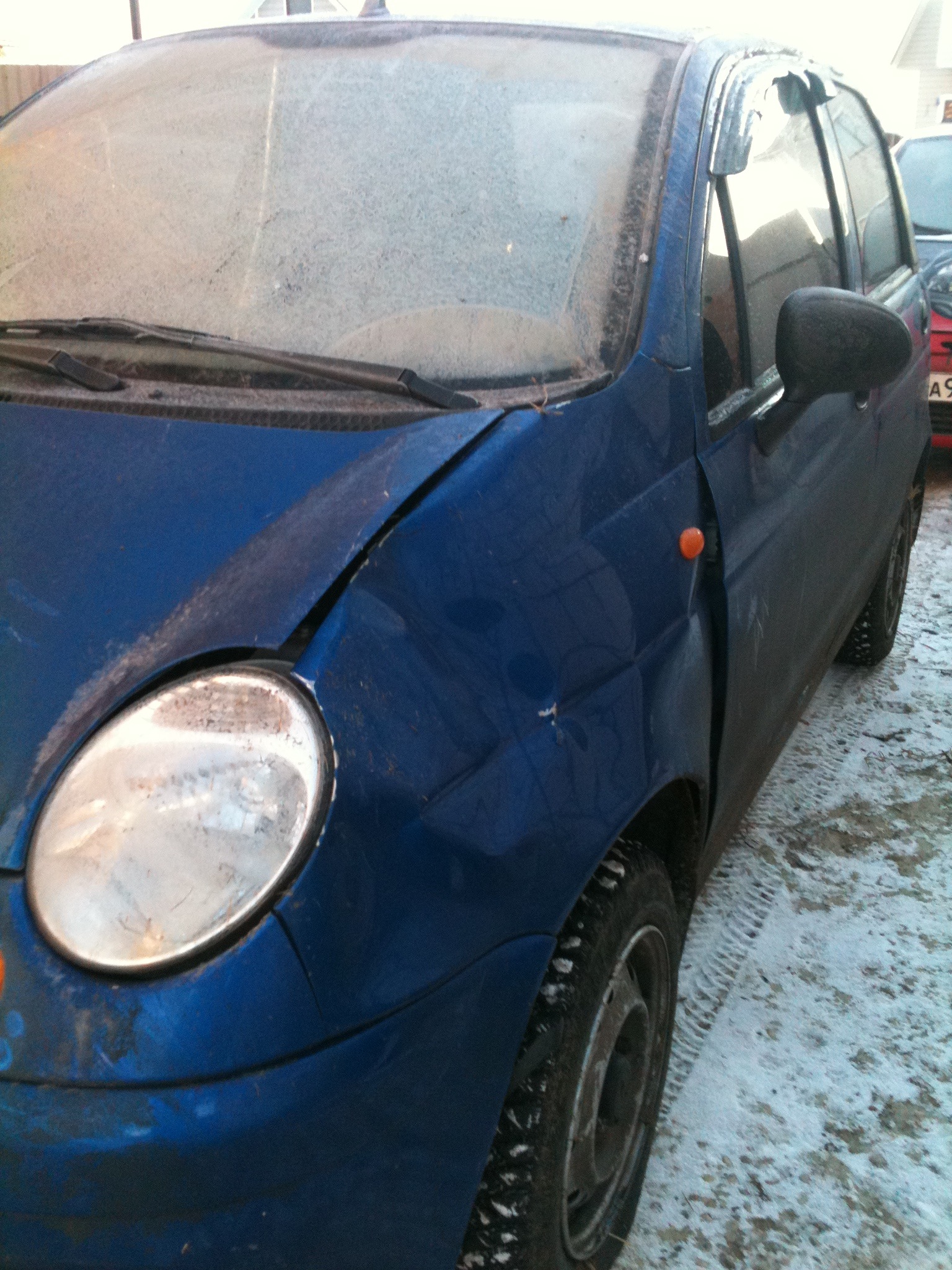 Первая и серьезная авария — Daewoo Matiz (M100, M150), 0,8 л, 2011 года |  ДТП | DRIVE2