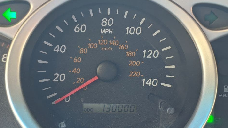 Toyota Highlander (XU20) 3.3 бензиновый 2004 | серо-зеленый металлик на ...