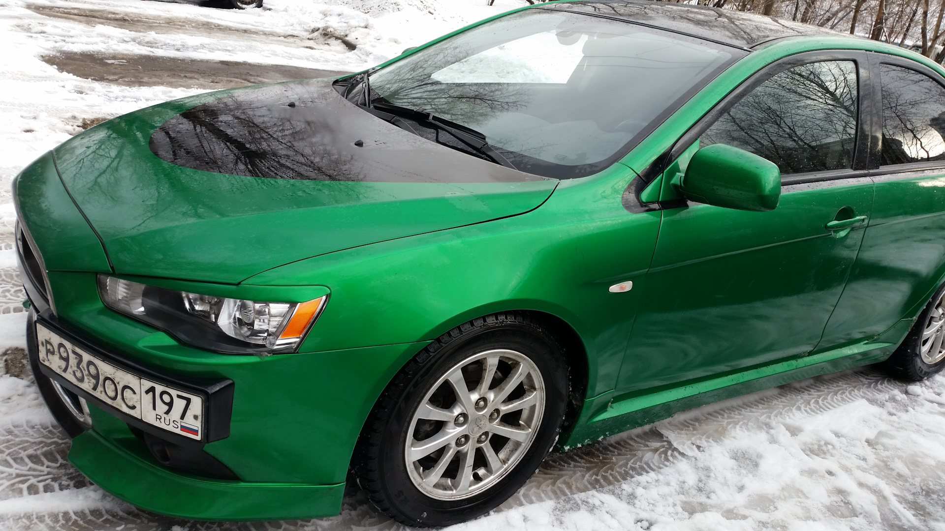 Mitsubishi Lancer X 2.4 бензиновый 2008 | изумрудный дракон на DRIVE2