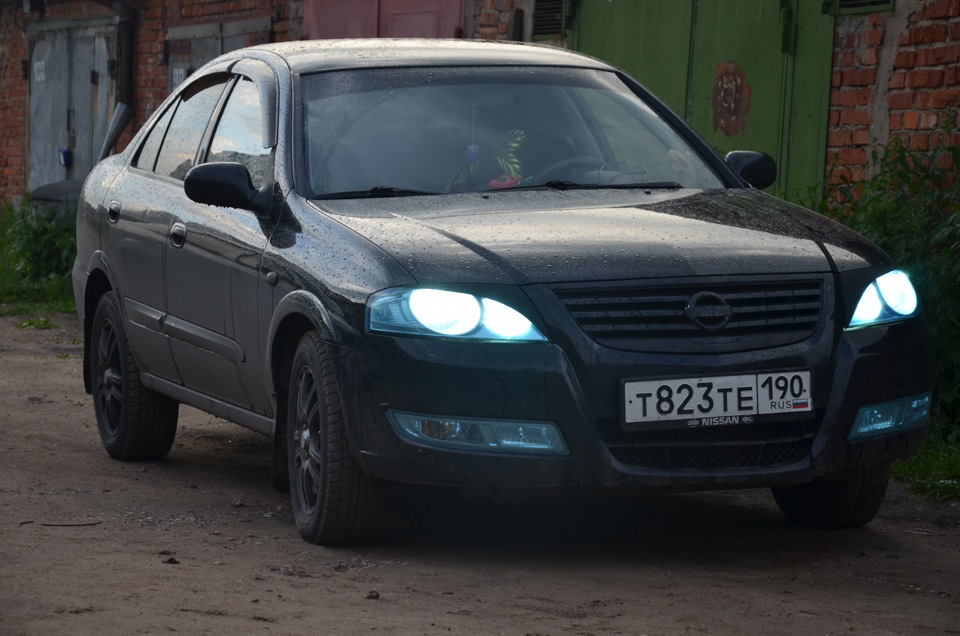 Ксенон и диодные габариты. — Nissan Almera Classic (B10), 1,6 л, 2006 ...