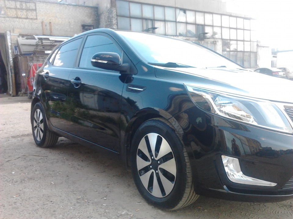 Штатное 16 литье — KIA Rio (3G), 1,6 л, 2012 года | колёсные диски | DRIVE2
