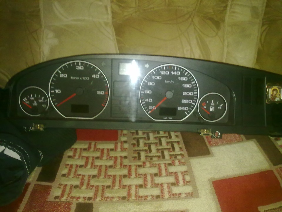 хром-приборка — Audi A6 (C4), 1,9 л, 1995 года | аксессуары | DRIVE2