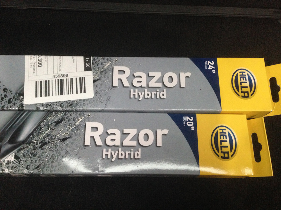Гибридные щетки стеклоочистителя HELLA Razor Hybrid — BMW X5 (E53), 4,4 ...