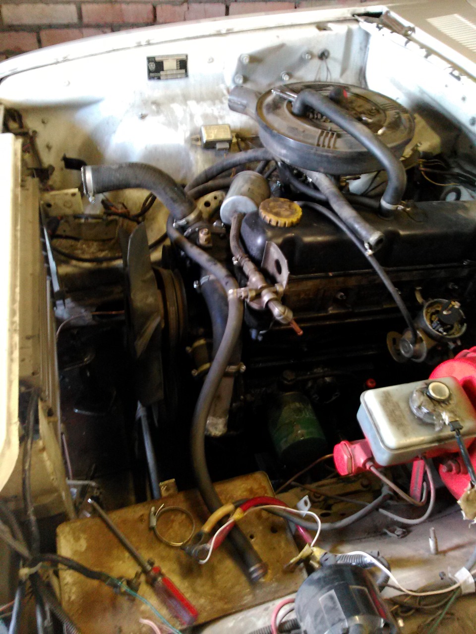 Снятие 402 мотора и подготовка к свапу — ГАЗ 31029, 2,4 л, 1994 года ...