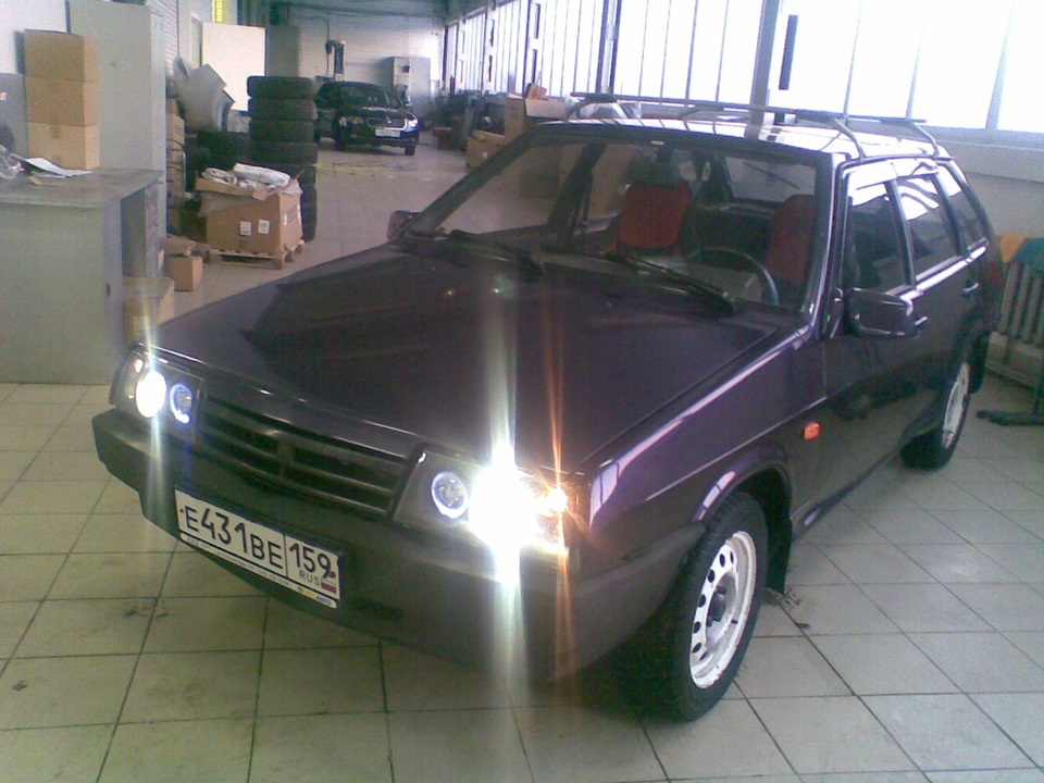 Ксенон 4300К — Lada 21093i, 1,5 л, 2002 года | аксессуары | DRIVE2