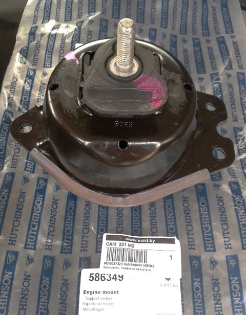 586349 Подушка двигателя Hutchinson | Запчасти на DRIVE2