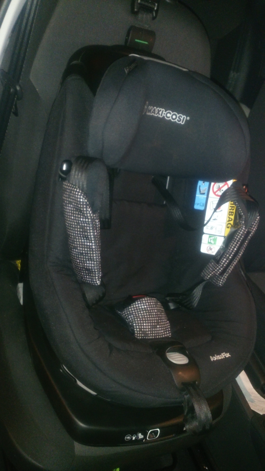 Как установить детское кресло на переднее сиденье без isofix