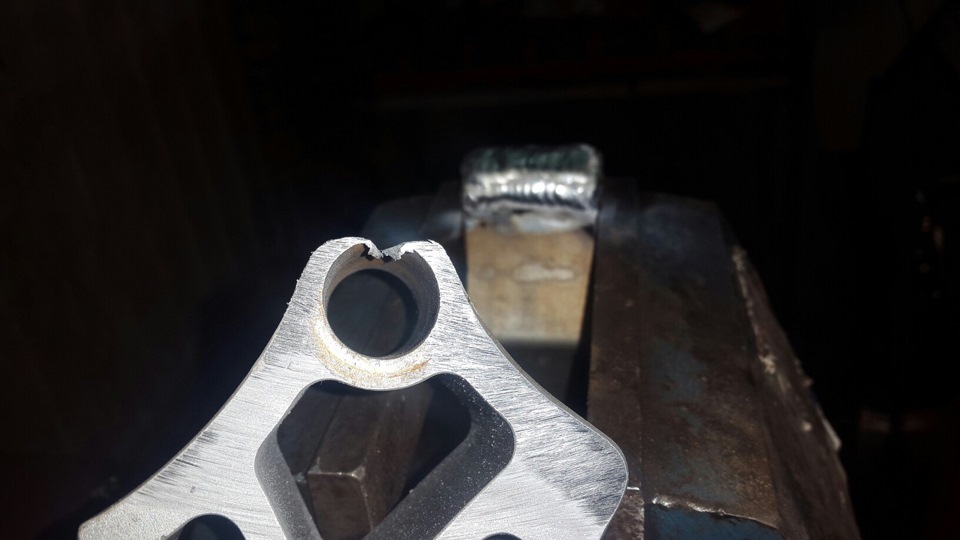 Сварка, наплавка алюминиевых рычагов снегохода — Аргонщик.рф на DRIVE2