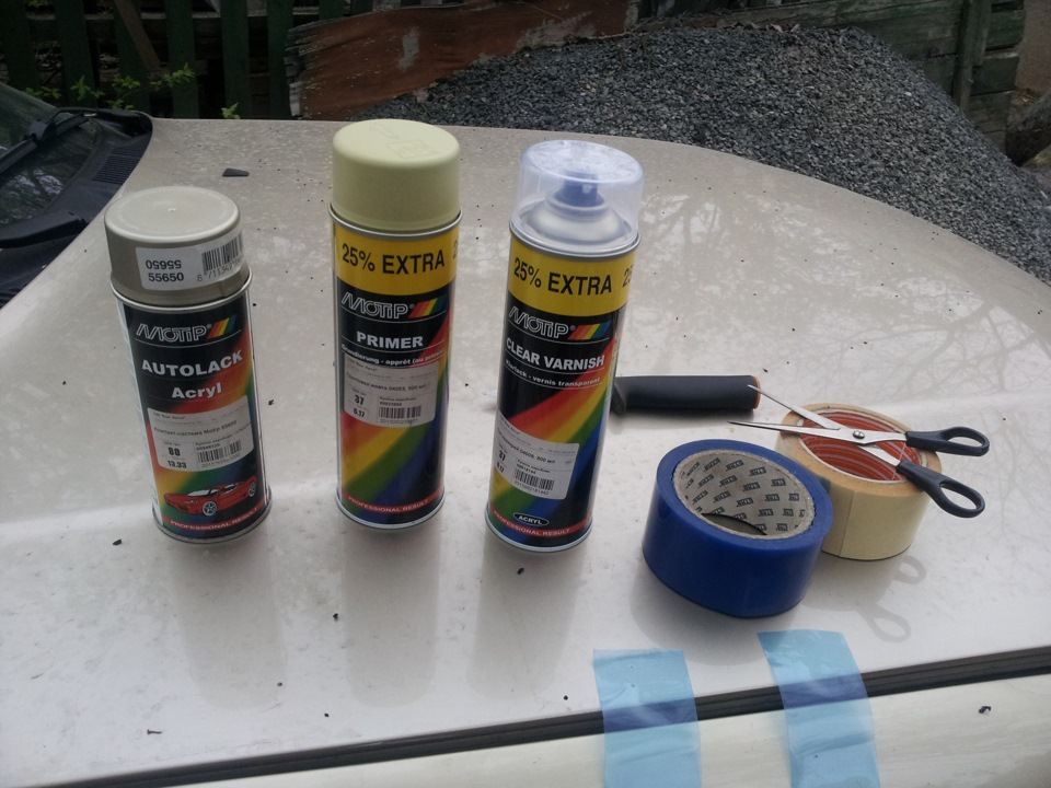 Красим крыло автомобиля своими силами — MOTIP на DRIVE2