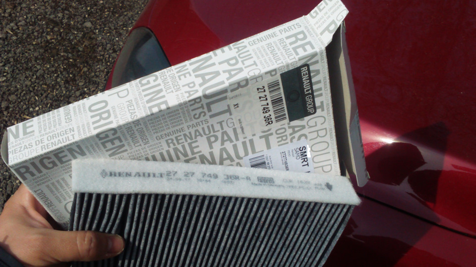 272774936R Фильтр салона RENAULT | Запчасти на DRIVE2