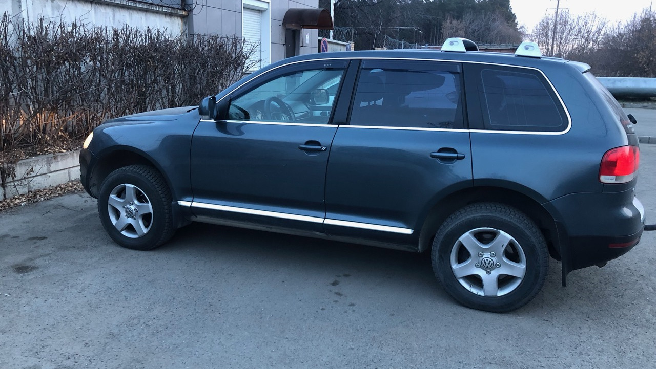 Volkswagen Touareg (1G) 3.2 бензиновый 2003 | Dark Grey Mazzy на DRIVE2