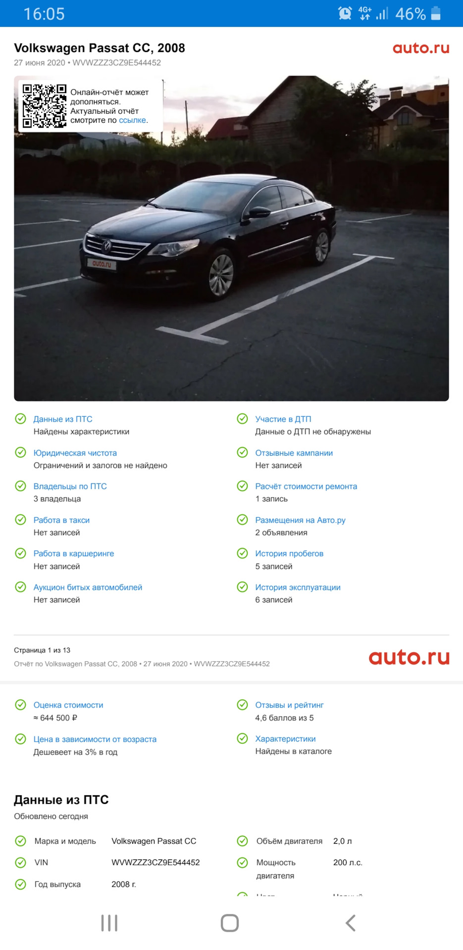 Выставляю на продажу главный экспонат — Volkswagen Passat CC, 2 л, 2009  года | продажа машины | DRIVE2